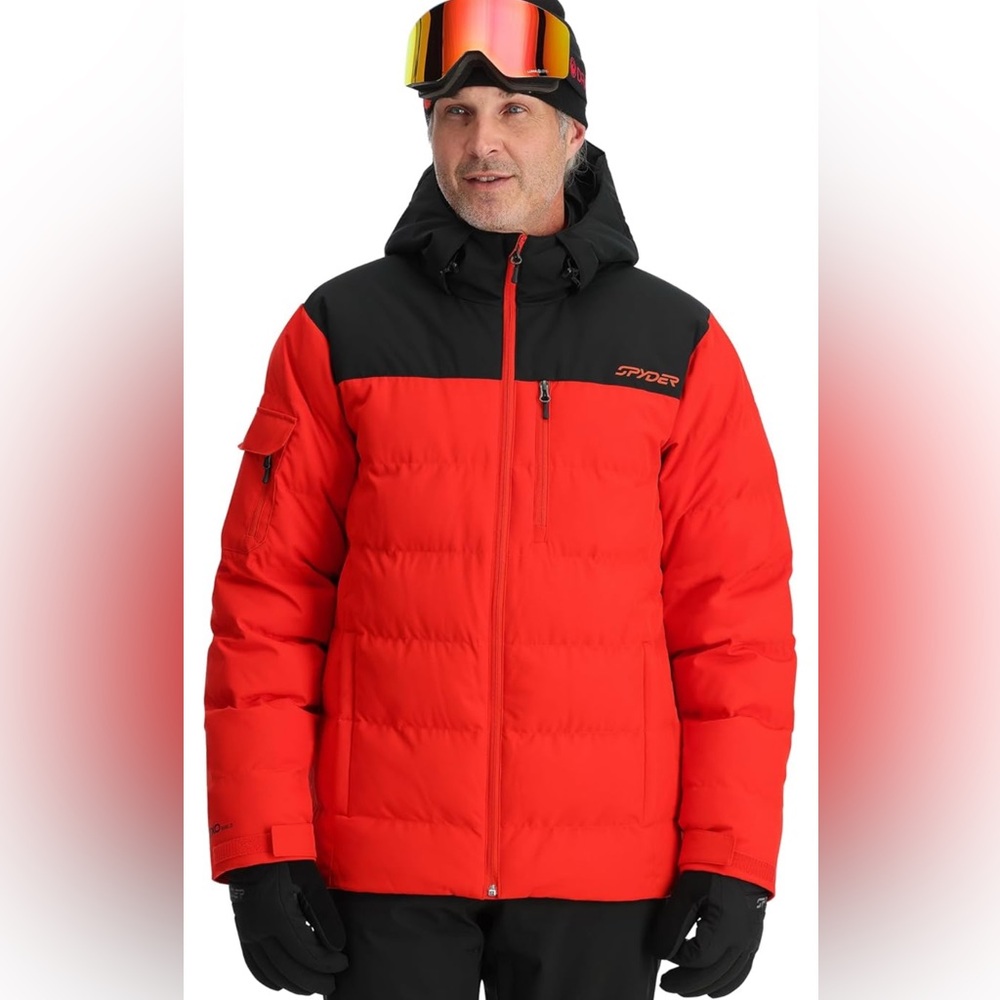 Spyder‎ Men's Bromont Insulated Puff Ski Jacket 3XL Exo Shield red